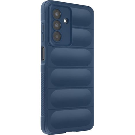 Coque - AVIZAR - Samsung Galaxy A17 - Silicone Souple - Antichoc - Design Texturé Bleu (1/5)