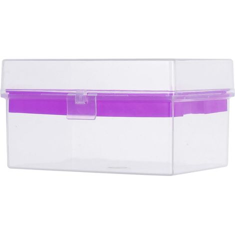 Boîte à Pipettes Plastique Facile à Nettoyer 96 Puits avec Couvercle, Porte-embouts de Pipette Polyvalent pour Expériences et Recherche Scientifique en Laboratoire (1/5)