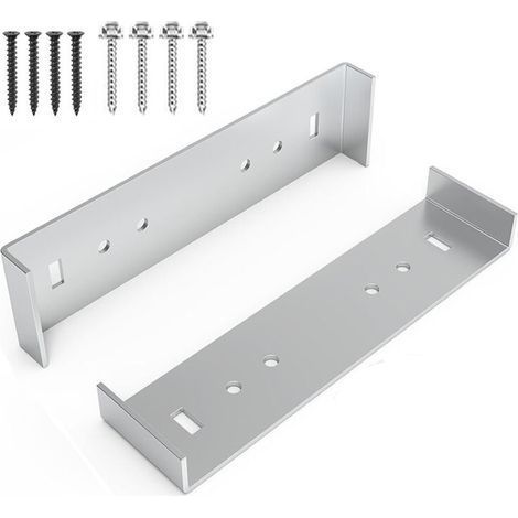 Support de Montage en Aluminium pour Boîte aux Lettres – Largeur 20,3 cm – Robuste avec 8 Vis – Accessoire Métallique Universel (1/5)