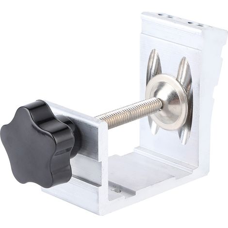 Kit de gabarit de perçage en alliage d'aluminium pour trous de poche, outil de positionnement et de perçage pour le travail du bois, outil de perçage pour trous obliques (1/5)