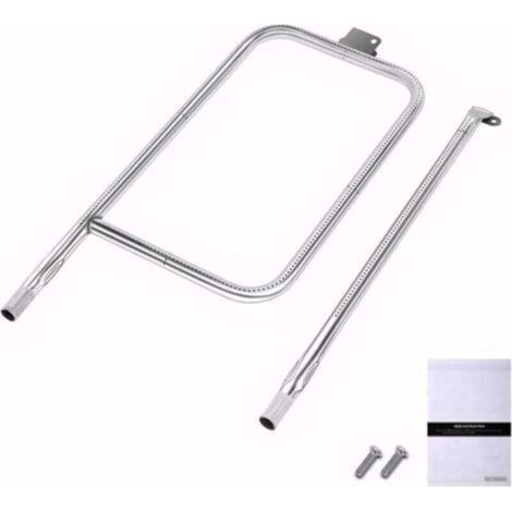 Brennerrohr 65032 (61,6 x 26,4 cm) für Weber Q300 Serie Q320, Q3000, Q3200, Edelstahl-Gasgrillzubehör