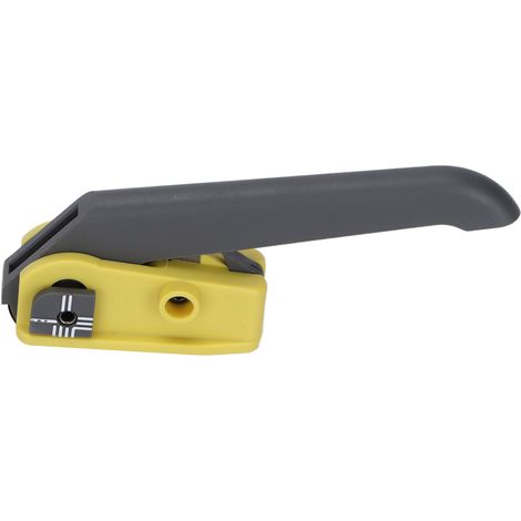 Pince à dénuder pour câbles optiques, adaptateur jaune-gris, ergonomique, robuste et durable, coupe-câbles optiques à double lame (KMSK) (1/5)