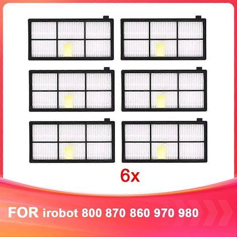 Filtres pour aspirateurs robots iRobot 800, Hypa 870, 860, 970 et 980