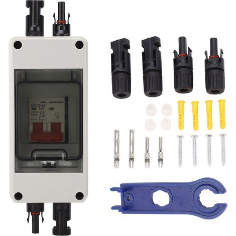 Mini-Solar-Trennschalter mit IP65-wasserdichtem Verteilerkasten, DC 500 V 20 A PV-Trennschalter (1/5)