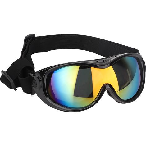 Lunettes de protection UV pour chiens de taille moyenne et grande, lunettes de soleil, accessoires de protection oculaire pour animaux de compagnie, noir (1/5)