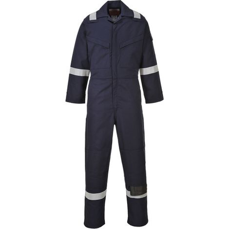 Mono ignífugo y anti-estático 350g, industria alta mar Altos FR50 XXXL Azul Marino