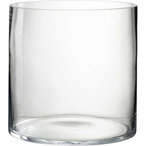 Photophore en Verre "Buoma" 25cm Transparent