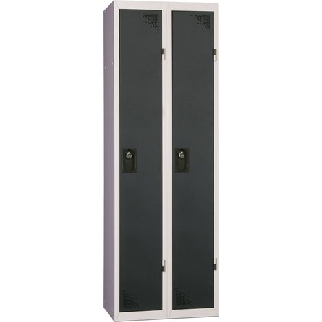 PROVOST - Vestiaire métallique monobloc 2 colonnes pour industrie propre - Provost
