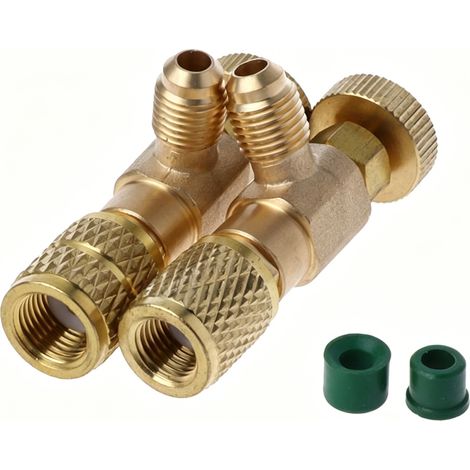 Soupape De Sécurité En Laiton Pour Climatisation - Commutateur Manuel De Fluoruration - Résistant Haute Pression Et Basses Températures - Lot De 1 (1/5)