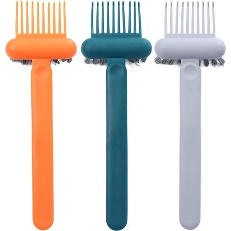 Lot de 3 brosses de nettoyage 2 en 1 avec coussin d'air (1/5)