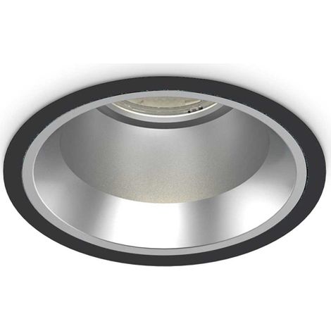 Faretto Incasso Off Alluminio Nero Led 15W 3000K Luce Calda (1/2)