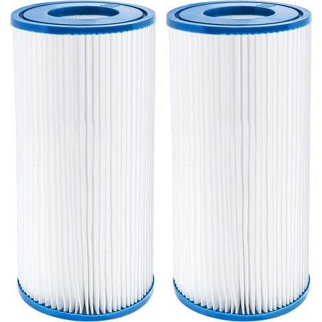 Lot de 2 filtres pour Bestway 58012 – Cartouche de filtration de rechange Type A/C / Type III pour l'entretien quotidien de la piscine – Facile à remplacer (1/5)