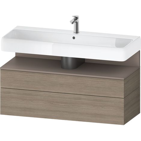 Duravit Collection One Meuble sous-lavabo, 1 tiroir et 1 tiroir, (1/2)