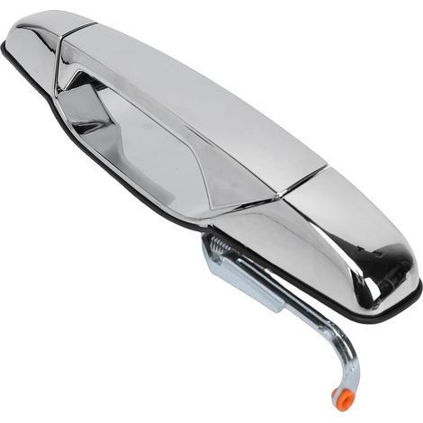 Chrome Rear Exterior Door Handle, Wear-Resistant Plastic Compatible with Chevy Silverado 1500 2007-2013 (Rear Right 15915620 22738726 25960522 15915660) (1/5)