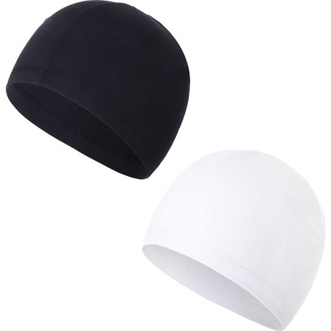 Liner De Casque - 2 Pièces - Polyestér - Respirant - Anti-transpiration - Pour Cyclisme Course Extérieur Travail - Taille Unique Adulte (1/5)