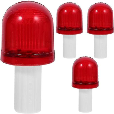 4 cônes de signalisation lumineux clignotants pour la sécurité et les avertissements d'urgence en cas de stationnement (1/5)