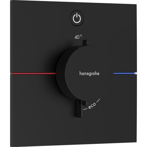 Hansgrohe ShowerSelect Comfort - Unterputz-Thermostatarmatur, schwarz matt 15571670 (1/5)
