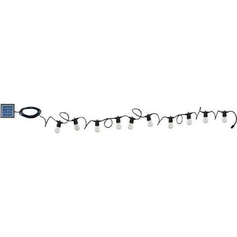 Rio Color Solarlichterkette schwarz 10 LED 4,5 Meter (1/3)