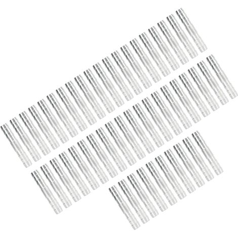 50 raccords de barrière pour tuyaux de climatisation, connecteurs universels en aluminium haute résistance pour tuyaux de réfrigérant, 5/8 pouce (1/5)