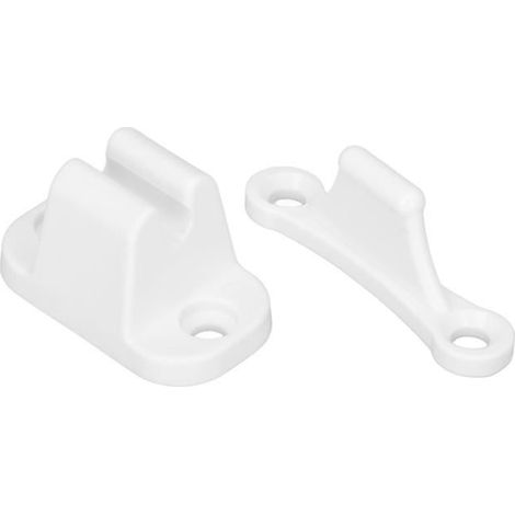 Butée de porte - ZERONE - Nylon renforcé - Blanc - Camping-car - Forme en T (1/4)