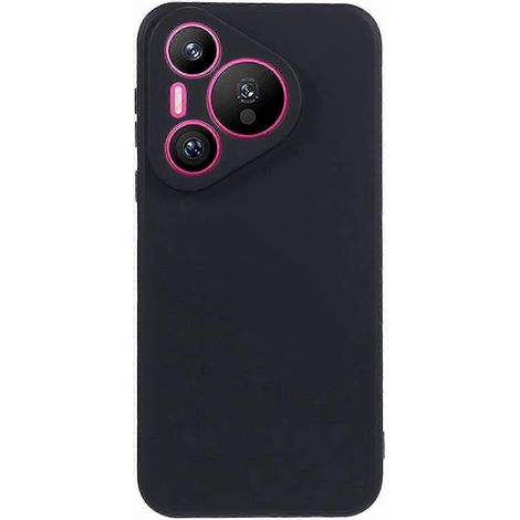 Coque compatible Huawei Pura 70 Pro/70 Pro+ avec doublure en fibre, TPU souple, couleur unie - Cadeau compatible avec G (1/5)