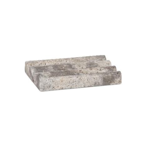 ANDREA HOUSE BA25091 Jabonera Mármol Gris 12X9,5X2Cm - ref: BA25091