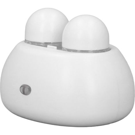 Nettoyeur de lentilles de contact automatique et portable à ultrasons pour la maison (blanc) (1/5)