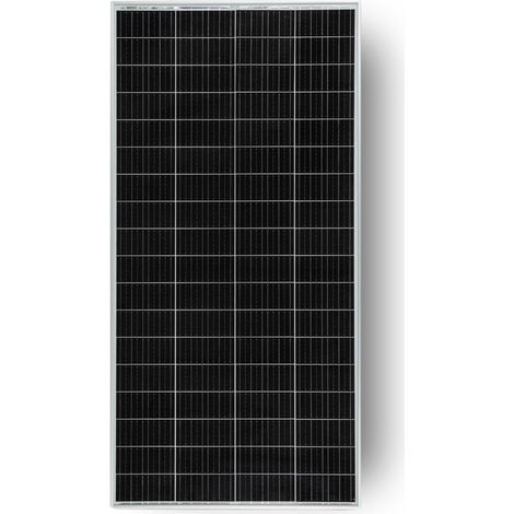 200W Panneau Solaire Photovoltaique Monocristallin pour Batteries 12V et 24V - Demi-Cellules à très Haute Performance PERC 9BB 166 x 75 - Tension 42V