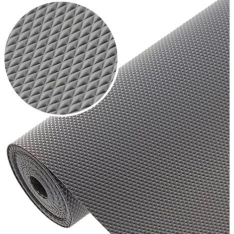 Tapis Antiderapant pour Tiroirs et Étagères de Réfrigérateur, Rouleau de Tapis pour Armoire, Protection Tiroir Cuisine - Anthracite, 30 x 300 cm (1/5)