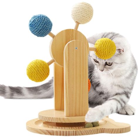 Balle à gratter en sisal pour Chat,Arbre à Chat avec 5 (1/5)