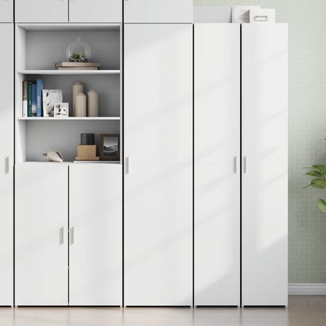 Highboard White 45x42.5x185 cm Engineered Wood vidaXL