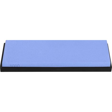 Pierre A Aiguiser 1000 Grains - Outil Affutage Couteaux Cuisine - Base Antiderapante Incluse - Bleu (1/5)