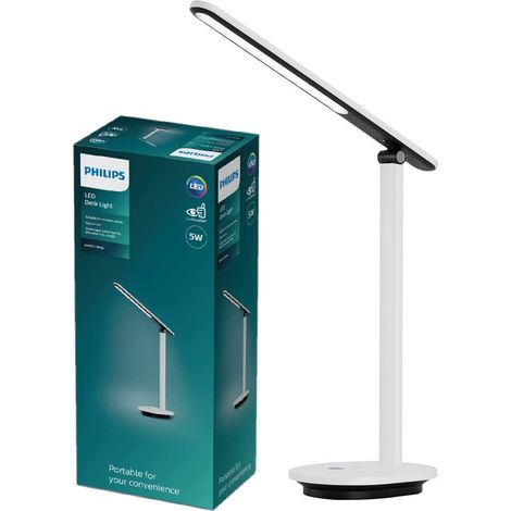 Philips LED Ivory DSK203 8719514420410 Lampe de bureau à LED LED LED intégrée 5 W blanc