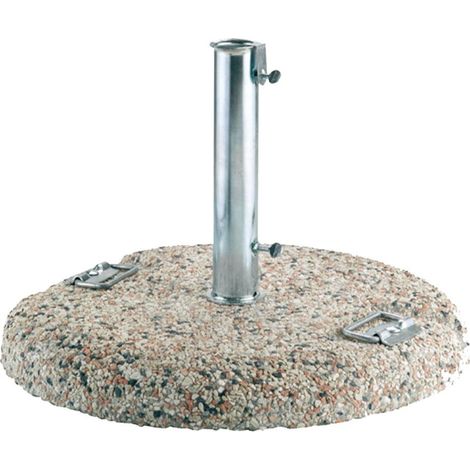 Base per Ombrellone Ø55 con Maniglie da Giardino in Graniglietto 50Kg Vorghini UnShake (1/2)