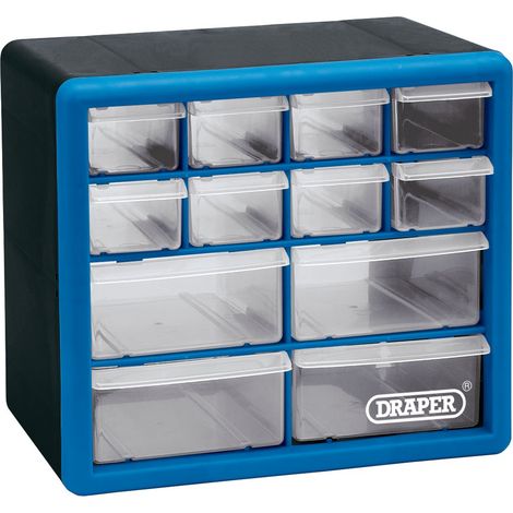Draper 12-Drawer Part Organizer Cabinet Model 12014 for Efficient Storage and Organization (1/2)