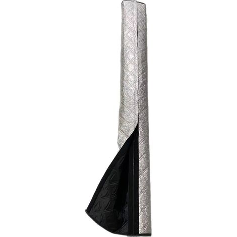 Isolierter Klimaanlagenschlauch (149,9 cm), Aluminium- und Baumwollummantelung, schnelle Installation, energieeffizient (Sommer/Winter) (1/5)