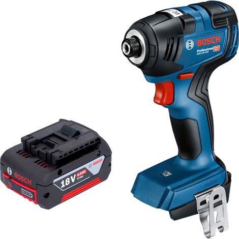 Visseuse à chocs sans fil Bosch GDR 18V-200 Professional 18 V 200 Nm sans balais + 1 batterie 4,0 Ah - sans chargeur (1/5)