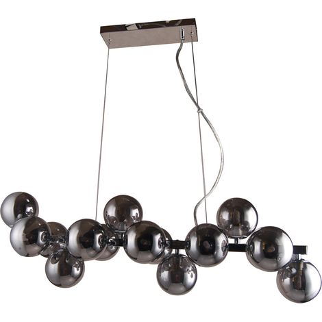 Italux Marbelio Moderna lámpara de techo colgante con forma de globo de 16 luces, G9 (1/3)