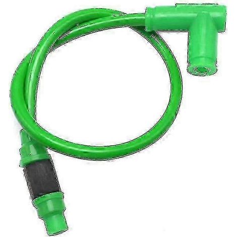 Câble de bougie d'allumage de course de 8,8 mm, 12 V, vert, compatible avec les VTT, motocross, scooters, karts et scooters de 125 cm3 et 250 cm3  compatible avec Alconstar. (1/5)