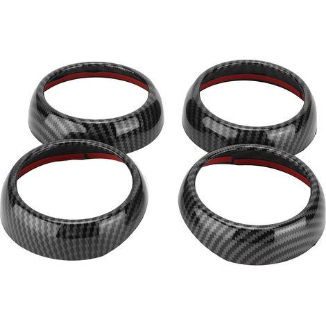 Habillages de bouches d'aération style fibre de carbone pour Smart Fortwo/Forfour 453 2015-2021 (1/5)