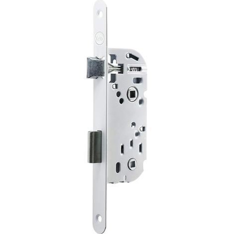 Yale Y50R-A40/B/SF - Serrure à encastrer coffre 135 mm pour cylindre (non fourni), axe à 40 mm, blanc, gâche incluse