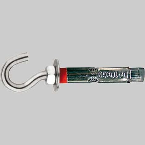 TASSELLO PESANTE CON GANCIO - M10 x 70 mm Ø 12 Q.TA 10