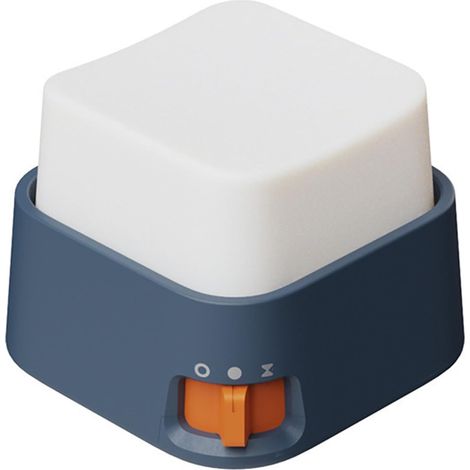 Nachtlicht fürs Schlafzimmer, tragbar, wiederaufladbar, für stimmungsvolles Einschlafen, Schreibtischlampe, Nachttischlampe, blau (1/5)