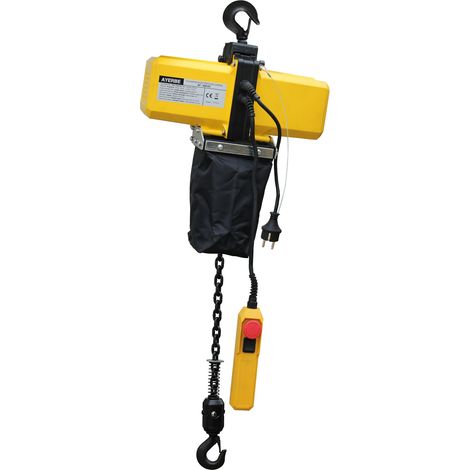 AYERBE - 588020 - Palan électrique à chaîne AY - 500 E, 500 kg, 6 m de levée, 540 W
