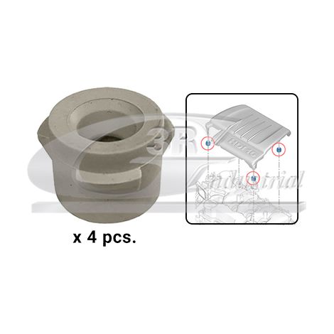 3RG 832644 SOPORTE TAPA MOTOR (PACK 4 PCS)