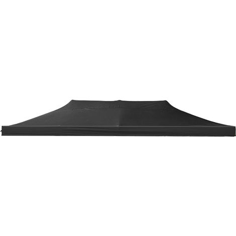 Abdeckhaube f�r 3x6m Pavillon. Ersatzbezug aus PVC-beschichtetem Oxford-Gewebe. Wasserdicht und UV-best�ndig. Farbe schwarz