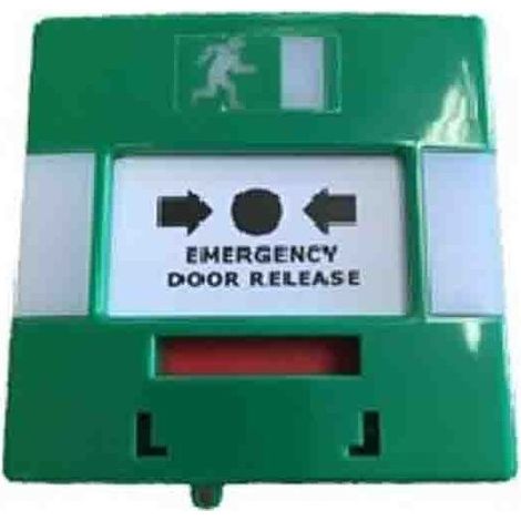 Boitier de déverrouillage issue de secours, RS PRO, Bouton, 85 x 85 x 42mm ( Prix pour 1 ) (1/2)