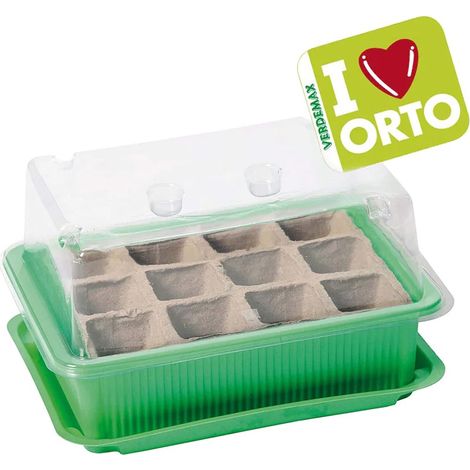 VERDEMAX - MINI SERRA IN PLASTICA CON 12CELLETTE