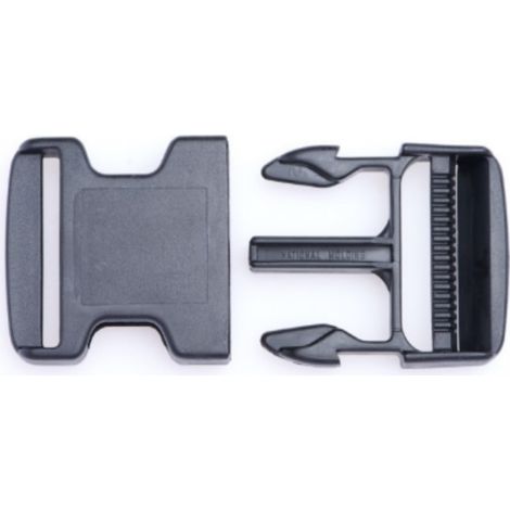 MAGGI GROUP - FIBBIA AD INCASTRO IN PLASTICA 30MM - COLORE NERO