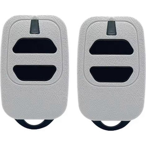 Lot de 2 télécommandes de porte de garage à 2 touches, 433,92 MHz, code tournant, pour les séries GT4, GTI2 et GTI4. (1/5)